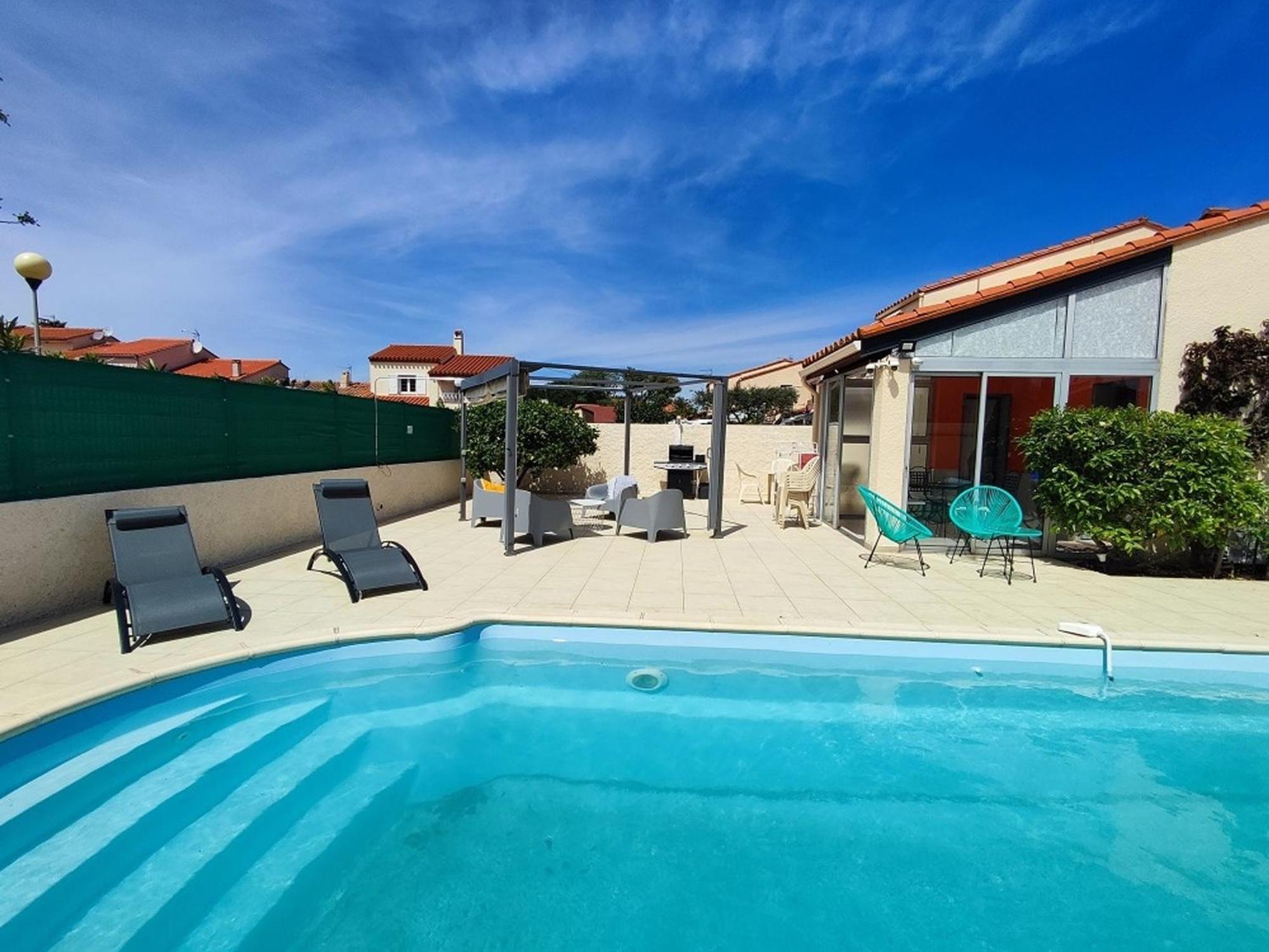 Pavillon 6 Pers A Argeles-Sur-Mer: Piscine, Clim, Parking, Wifi, Proche Plage - Fr-1-776-5 Dış mekan fotoğraf